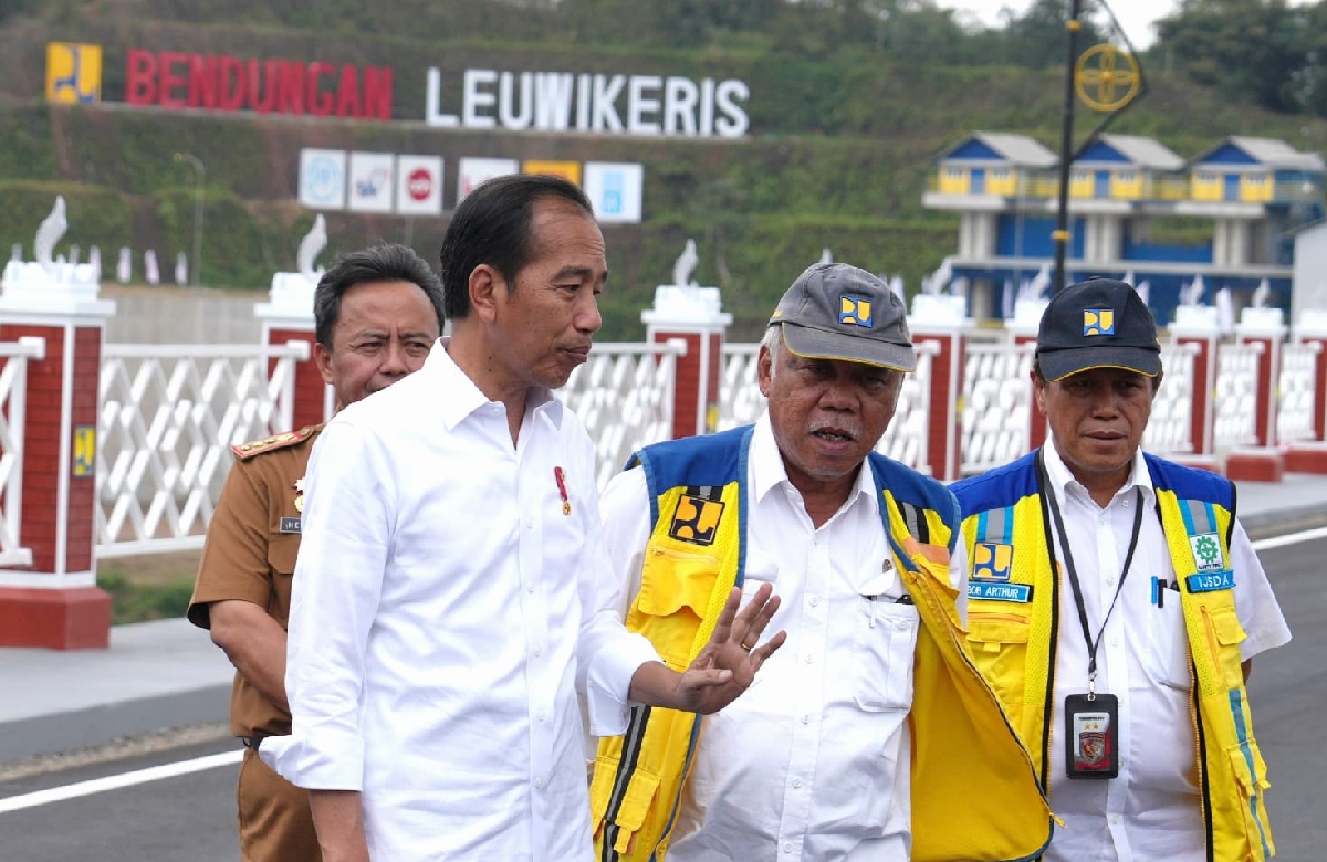 Jokowi Resmikan Bendungan Leuwikeris di Tasikmalaya_Trend.co.id