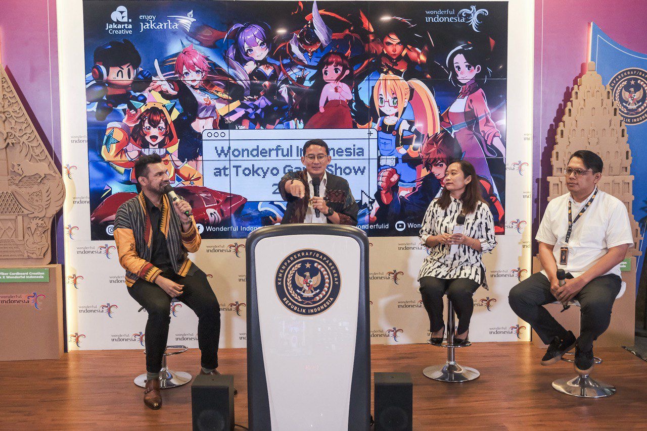 Kemenparekraf Dukung Pengembang Gim Indonesia Unjuk Gigi di Tokyo Game Show 2024. TRENDS.CO.ID