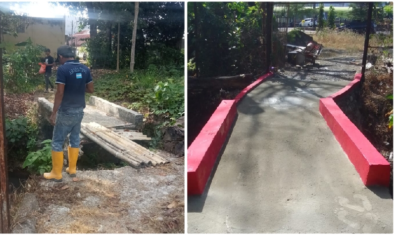 Perbaikan Jembatan Penghubung Masjid Al-Markas Al-Ma'arif di Bone Jawab Keluhan Warga_trends.co.id