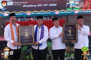 Resmi! KPU Wajo Umumkan Nomor Urut Paslon