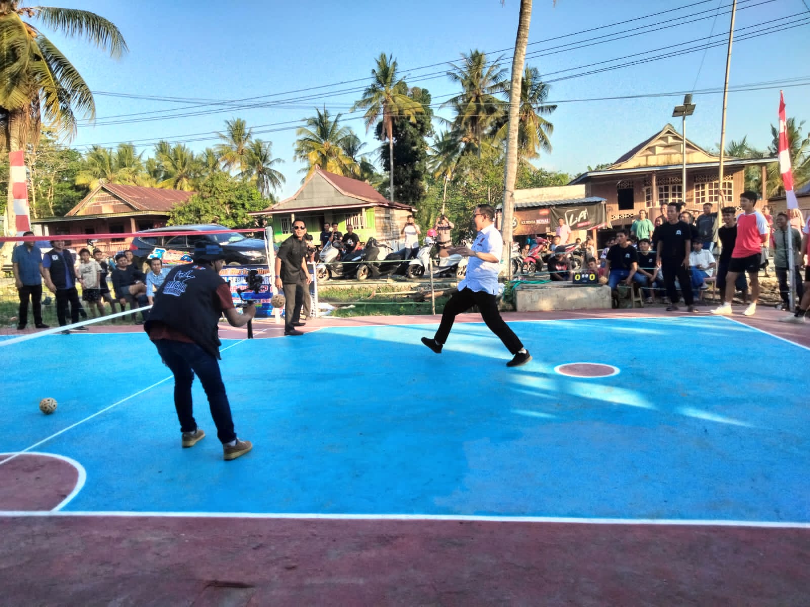 AAP Buka Turnamen Sepak Takrow, Lilo Ak: Mico BerAmal_trends.co.id