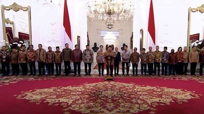 Daftar Menteri Kabinet Merah Putih di Bawah Kepemimpinan Prabowo-Gibran_Trends.co.id