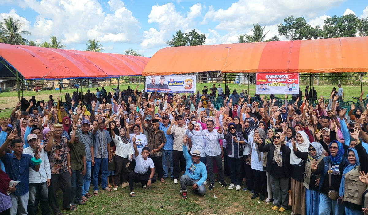 Andi Asman Sulaiman Kampanye Dialogis di Tanah Kelahiran, Dukungan Bengo untuk BerAmal Melonjak Tinggi_TRENDS.CO.ID
