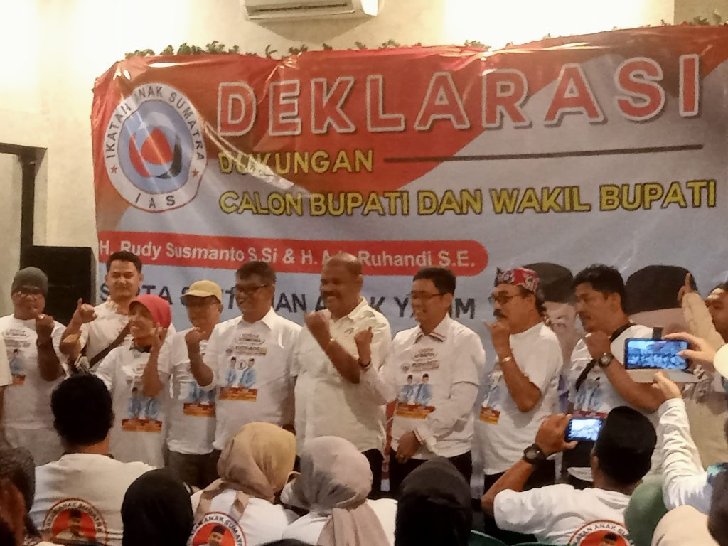 Ikatan Anak Sumatera Kabupaten Bogor Deklarasikan Dukung Pasangan Rudy-Ade